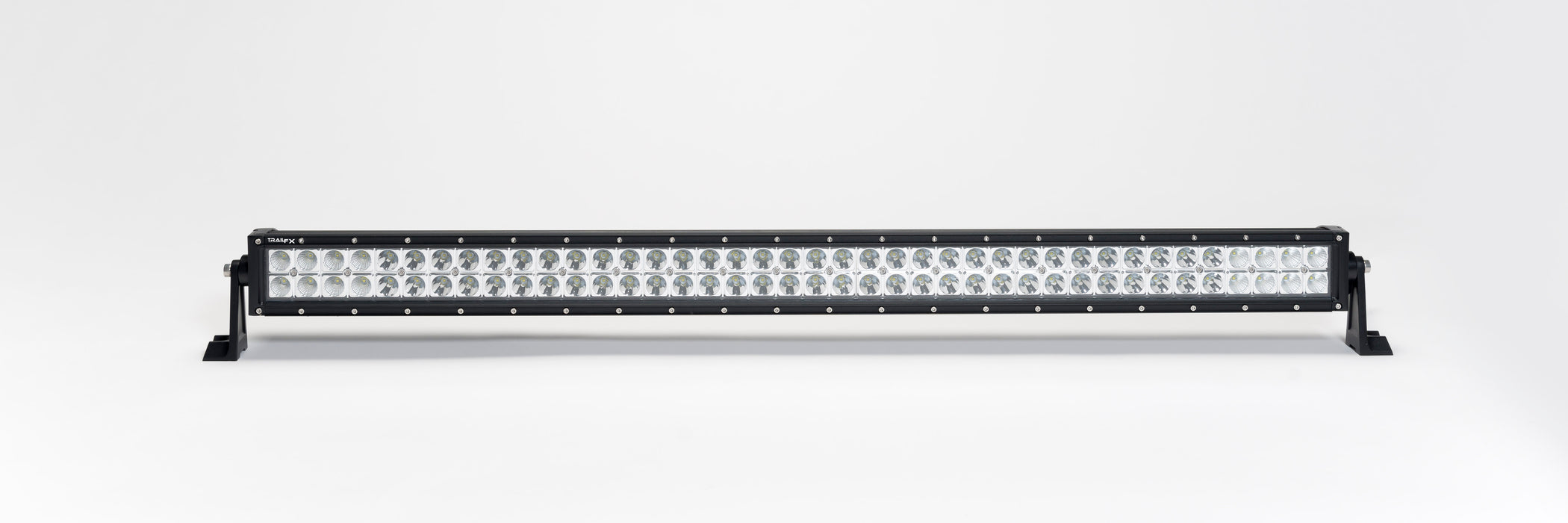 TrailFX 1340151 40 In 240W 16A At 12Vs 90 Deg Flood/8 Deg Spot 11136 Effect Lum Clear Lens Black - Truck Part Superstore
