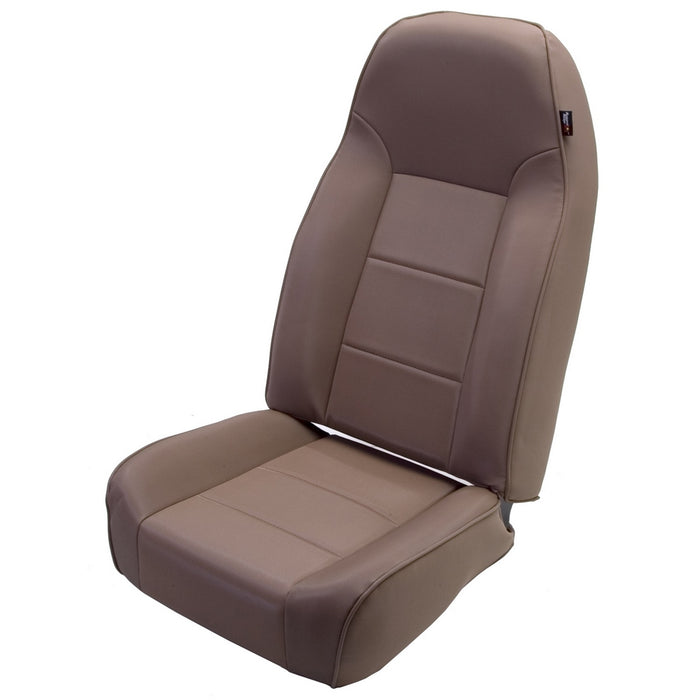 Rugged Ridge 13401.04 Standard Replacement Seat; High Back; Front; Tan; - Truck Part Superstore