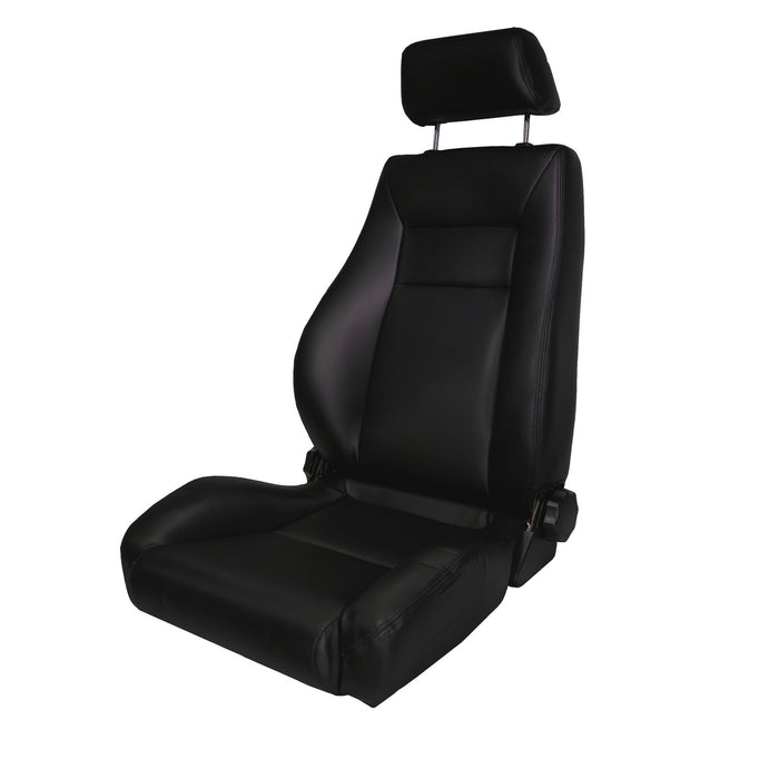 Rugged Ridge 13404.01 The Super Seat; Front; High Back; Black; - Truck Part Superstore