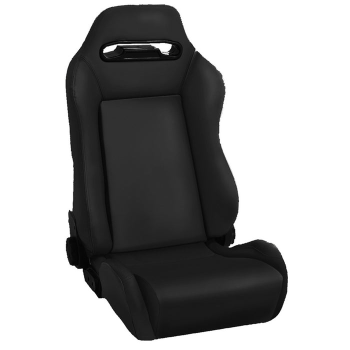Rugged Ridge 13405.15 The Sport Seat; High Back; Black Denim; Front; - Truck Part Superstore