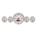 AutoMeter 1340 GAUGE KIT; 5 PC.; 3 3/8in./2 1/16in.; ELEC. SPEEDOMETER; ARCTIC WHITE - Truck Part Superstore