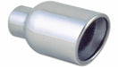 Vibrant Performance 1343 Round Stainless Steel Tip; 4.00 in. Outlet O.D.; 2.50 in. Inlet I.D.; - Truck Part Superstore