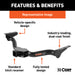 CURT 13447 Class 3 Trailer Hitch; 2in. Receiver; Select Silverado; Sierra 2500; 3500 HD - Truck Part Superstore