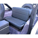 Rugged Ridge 13462.01 Fold And Tumble Rear Seat; Rear; Black; Vinyl; - Truck Part Superstore