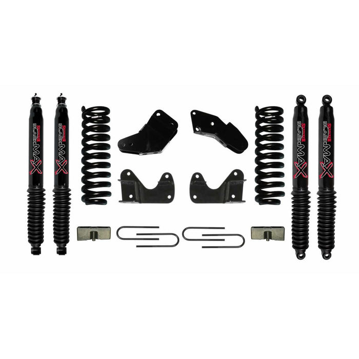 Skyjacker 134R2K-B Ranger Suspension Lift Kit 83-97 Ford Ranger w/Shock Black MAX Shocks 4 Inch Lift Incl. Standard Brackets U Bolts Blocks Skyjacker - Truck Part Superstore