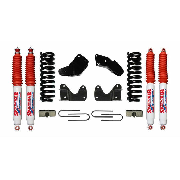 Skyjacker 134R2K-N Ranger Suspension Lift Kit 83-97 Ford Ranger w/Shock Nitro Shocks 4 Inch Lift Incl. Standard Brackets U Bolts Blocks Skyjacker - Truck Part Superstore
