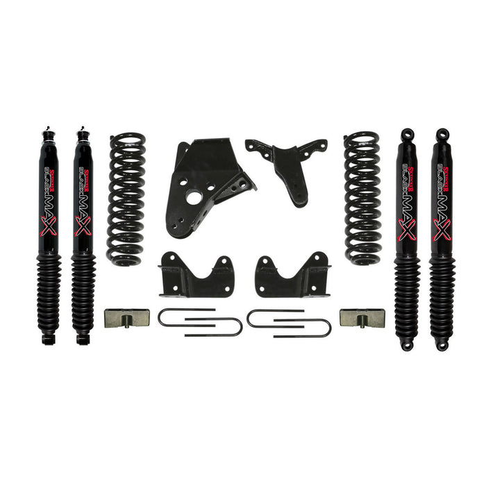 Skyjacker 134RHK-B Ranger/B4000 Suspension Lift Kit 98-97 Ranger 94-97 B4000 w/Shock Black MAX Shocks 4 Inch Lift Incl. Front Coil Springs Rear U Bolt Kit Rear Block Skyjacker - Truck Part Superstore