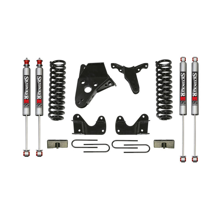 Skyjacker 134RHK-M Ranger/B4000 Suspension Lift Kit 98-97 Ranger 94-97 B4000 w/Shock M95 Performance Shocks 4 Inch Lift Incl. Front Coil Springs Rear U Bolt Kit Rear Block Skyjacker - Truck Part Superstore