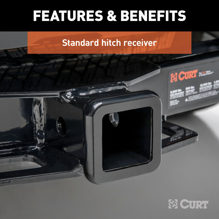 CURT 13507 Class III 2 in. Receiver Hitch - Truck Part Superstore
