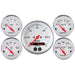 AutoMeter 1350 GAUGE KIT; 5 PC.; 3 3/8in./2 1/16in.; GPS SPEEDOMETER; ARCTIC WHITE - Truck Part Superstore