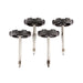 Rugged Ridge 13510.13 Elite Door Surround Knobs; Billet Knobs; 4 Pc. Set; - Truck Part Superstore