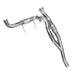 Kooks Custom Headers 13523200 3in. SS Catted Y-Pipe. 2010-2014 F150 Raptor 6.2L 4V. Connects to OEM. - Truck Part Superstore