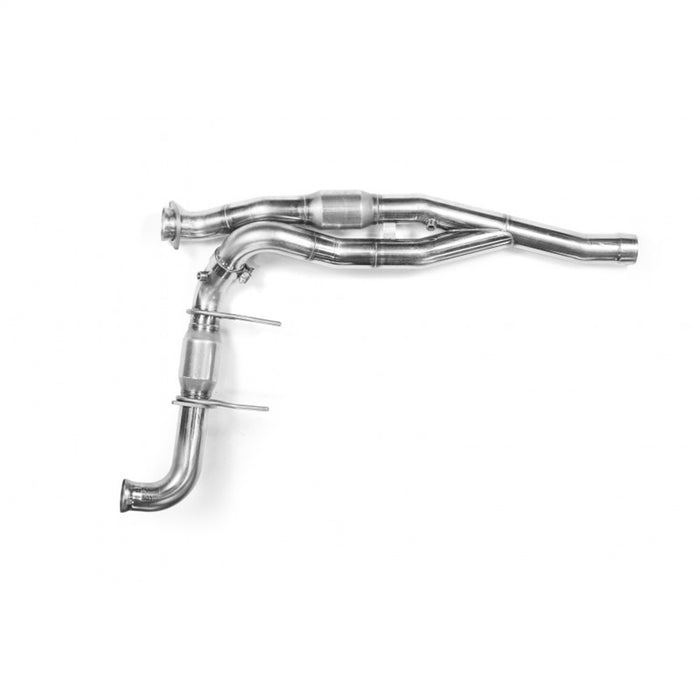 Kooks Custom Headers 13523300 3in. SS GREEN Catted Y-Pipe. 2010-2014 F150 Raptor 6.2L 4V. Connects to OEM. - Truck Part Superstore