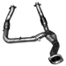 Kooks Custom Headers 13533300 3in. SS GREEN Catted Turbo Down Y-Pipe. 2011-2014 F150 EcoBoost. Connects to OEM - Truck Part Superstore