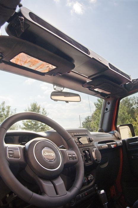 Rugged Ridge 13551.14 Overhead Storage Console; Black Composite; - Truck Part Superstore