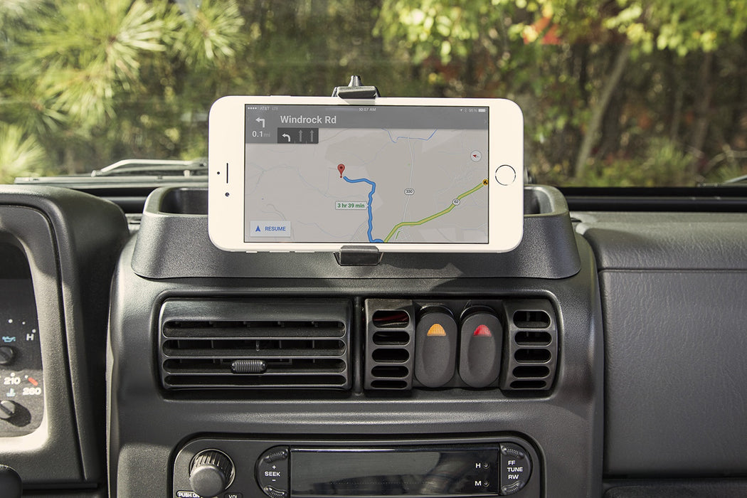 Rugged Ridge 13551.19 Dash Multi-Mount; w/Phone Holder; - Truck Part Superstore