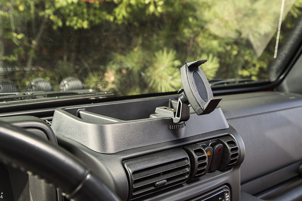 Rugged Ridge 13551.19 Dash Multi-Mount; w/Phone Holder; - Truck Part Superstore