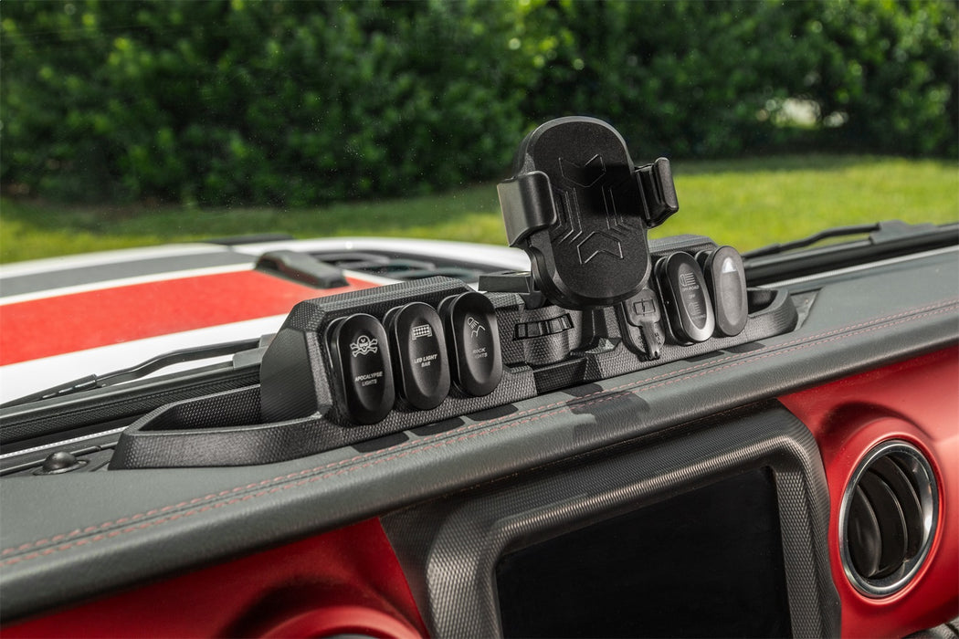 Rugged Ridge 13551.39 Dash Mount Pod; w/Wireless Charger; - Truck Part Superstore