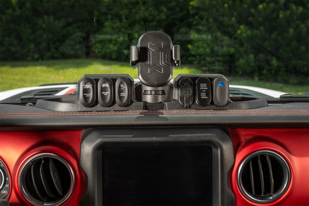 Rugged Ridge 13551.39 Dash Mount Pod; w/Wireless Charger; - Truck Part Superstore