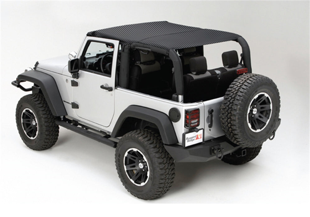 Rugged Ridge 13579.13 Island Topper; Mesh; Black; PN[13308.05] Required To Install; - Truck Part Superstore