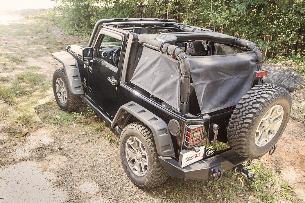 Rugged Ridge 13579.41 Eclipse Cargo Barrier; - Truck Part Superstore