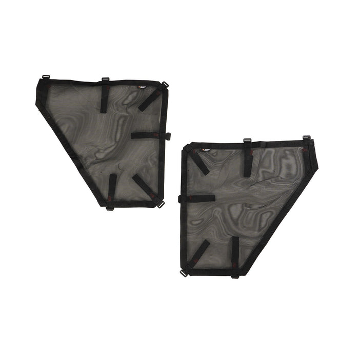 Rugged Ridge 13579.54 Fortis Tube Door Cover; Rear; Pair; Black; - Truck Part Superstore