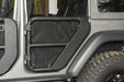 Rugged Ridge 13579.54 Fortis Tube Door Cover; Rear; Pair; Black; - Truck Part Superstore