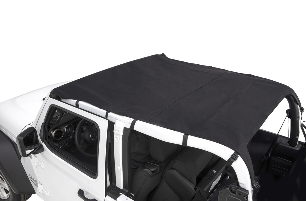 Rugged Ridge 13593.35 Savannah Brief Top; Black; Diamond; S. Cloth; - Truck Part Superstore