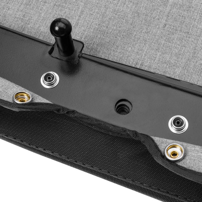 Rugged Ridge 13594.35 Savannah Brief Top; Black; Diamond; S. ClothBlack; Diamond; S. Cloth; - Truck Part Superstore