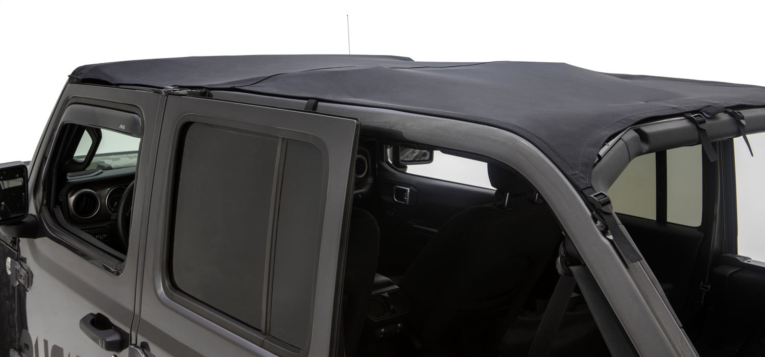 Rugged Ridge 13594.35 Savannah Brief Top; Black; Diamond; S. ClothBlack; Diamond; S. Cloth; - Truck Part Superstore
