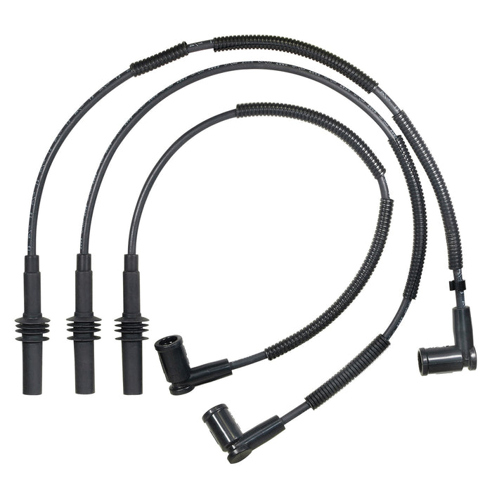 ACCEL 136025 Spark Plug Wire Set; Straight Tube Boot; 3 Piece Set; - Truck Part Superstore