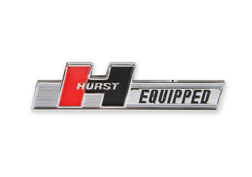 Hurst 1361000 Hurst Equipped Emblem; H-1.25 in.; L-5.25 in.; - Truck Part Superstore