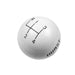 Hurst 1637626 Shifter Knob; White 4-Speed; 3/8 in. 16 Threads; - Truck Part Superstore