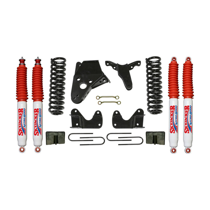 Skyjacker 136BHK-N Bronco II Suspension Lift Kit  84-90 Bronco II w/Shock Nitro Shocks 6 Inch Lift Incl. Front Springs Sway Bar End Link Kit Rear Block Rear U Bolt Kit Skyjacker - Truck Part Superstore