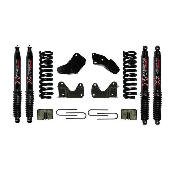 Skyjacker 136R2K-B Ranger/B Series Suspension Lift Kit 83-97 Ranger 94-97 Mazda B Series w/Shock Black MAX Shocks 6 Inch Lift Incl. Front Coil Springs Hinge Brackets Radius Arm Bracket Rear U Bolt Kit Rear Block Skyjacker - Truck Part Superstore