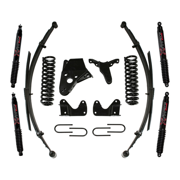 Skyjacker 136RHKS-B Ranger/B Series Suspension Lift Kit 83-97 Ranger 94-97 B4000 w/Shock Black MAX Shocks 6 Inch Lift Incl. Front Coil Spring Rear Leaf Springs Rear U Bolt Kit Skyjacker - Truck Part Superstore
