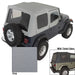 Rugged Ridge 13722.09 Replacement Soft Top; w/Doorskin; Tinted Windows; 30 mil. Glass; Charcoal; - Truck Part Superstore