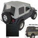 Rugged Ridge 13722.15 Replacement Soft Top; w/Doorskin; Tinted Windows; 30 mil. Glass; Black Denim; - Truck Part Superstore
