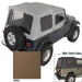Rugged Ridge 13722.37 XHD Soft Top; w/Doorskin; Tinted Windows; 30 mil. Glass; Spice; - Truck Part Superstore