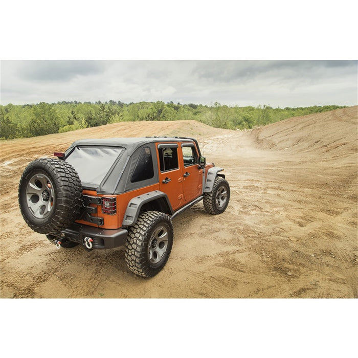 Rugged Ridge 13750.38 Bowless Soft Top; Black Diamond; - Truck Part Superstore