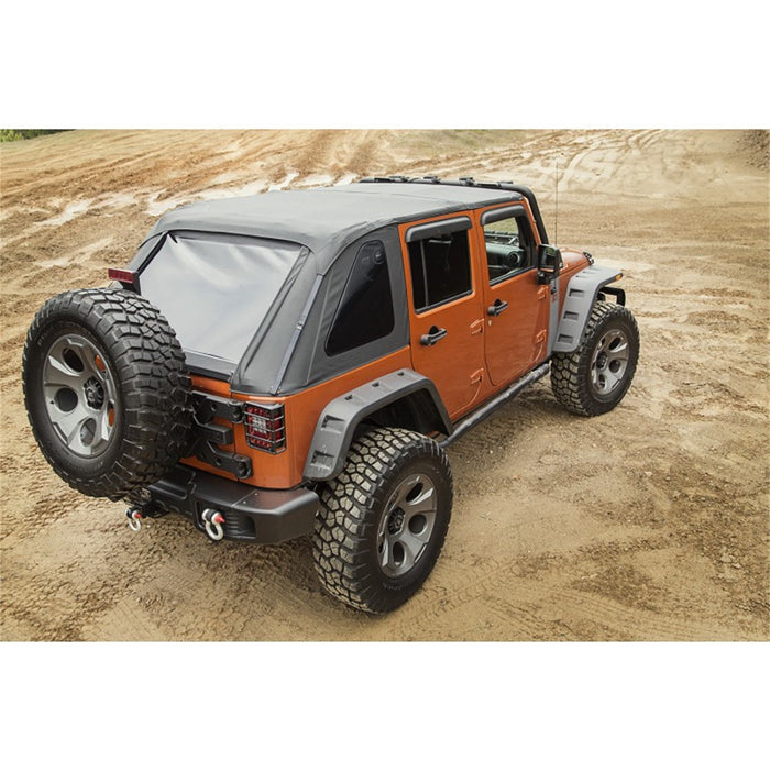 Rugged Ridge 13750.38 Bowless Soft Top; Black Diamond; - Truck Part Superstore