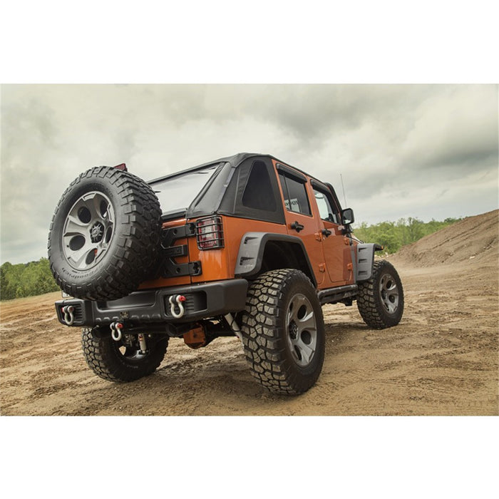 Rugged Ridge 13750.38 Bowless Soft Top; Black Diamond; - Truck Part Superstore