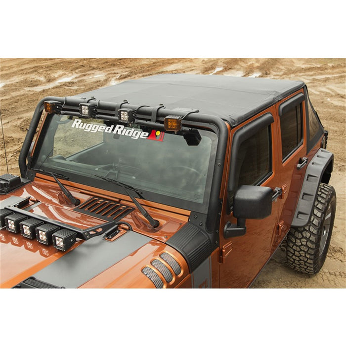 Rugged Ridge 13750.38 Bowless Soft Top; Black Diamond; - Truck Part Superstore