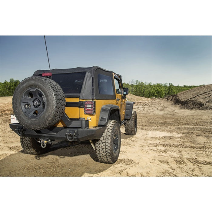 Rugged Ridge 13750.39 Bowless Soft Top; Black Diamond; - Truck Part Superstore