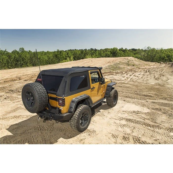 Rugged Ridge 13750.39 Bowless Soft Top; Black Diamond; - Truck Part Superstore