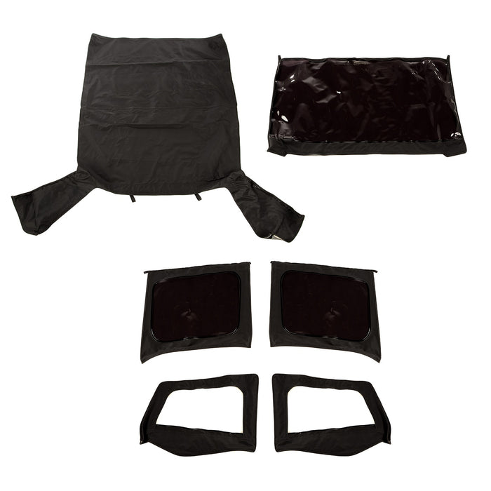 Rugged Ridge 13752.35 Montana Top; w/Door Skins; Tinted Windows; Black Diamond; - Truck Part Superstore