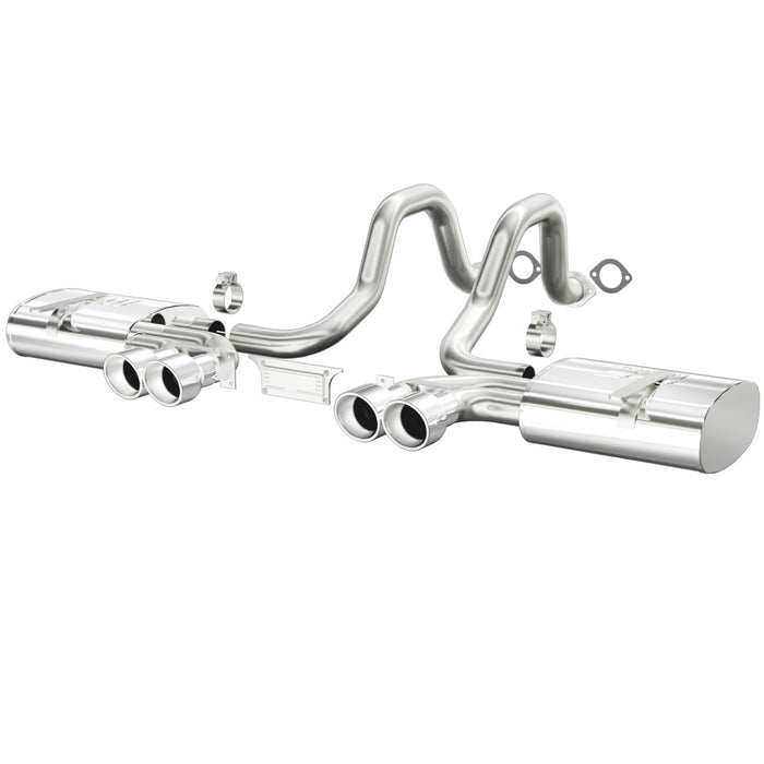 MagnaFlow Exhaust Products 15713 Street Series Stainless Axle-Back System - Truck Part Superstore