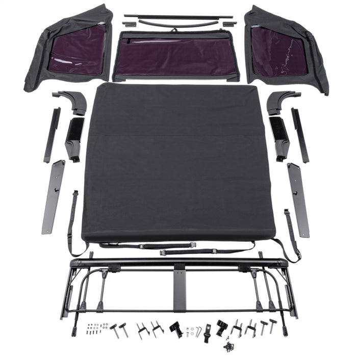 Rugged Ridge 13860.23 Voyager Soft Top; Voyager Top 2; Black Diamond; Vinyl; - Truck Part Superstore