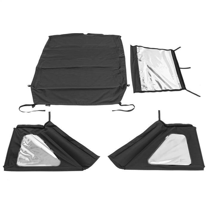 Rugged Ridge 13863.35 Voyager Top; Black; Diamond; S. Cloth; 4 Door; - Truck Part Superstore