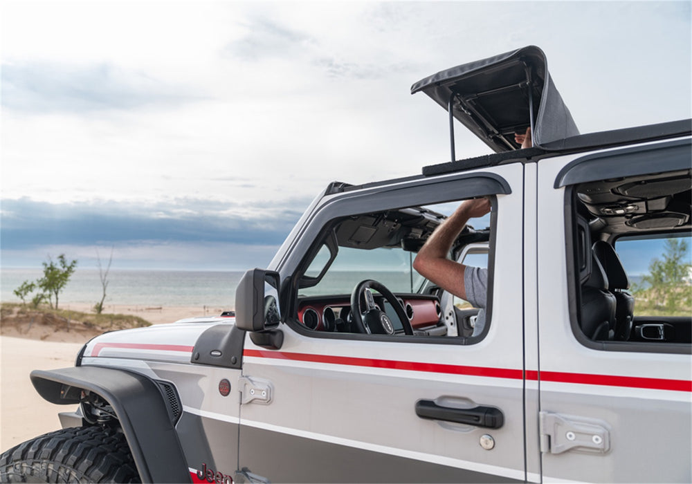 Rampage 139035 Trailview Frameless Soft Top; w/Tinted Windows/Door Surrounds; - Truck Part Superstore